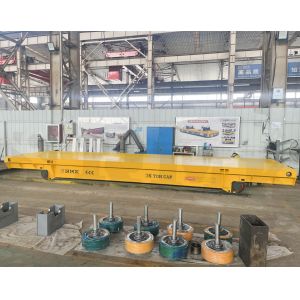 30T Ectrical Battery Rail Tranfer Cart For Material Handing