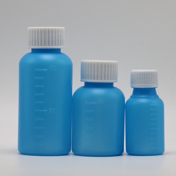 30ml/1oz/1cc HDPE Liquid Medicine Tablet Pill Bottle with CRC Cap and Screen Printing