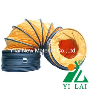 China heat resistant and fire rated pvc flexible duct on sale