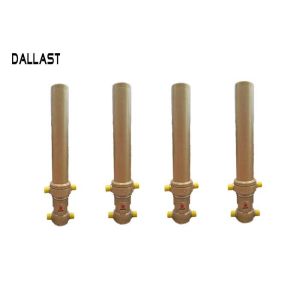 Sleeve Telescopic FC Dump Truck Hydraulic Cylinder Single Acting Painted