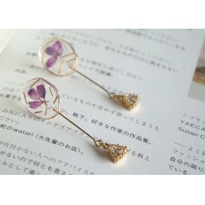 Wholesale Lollipop Alloy Gem Handmade Crystal Gel Cartoon Earrings With Best