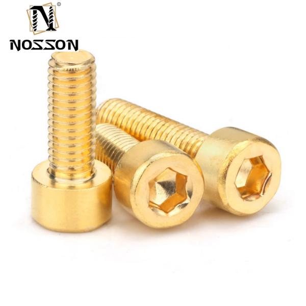 Metric Brass Cylinder Head Bolts for Construction DIN Standard M2 M2.5 M3 M4 M5 M6M8 M10 M12 M14 M16 M18 M20 M24 M27 M30