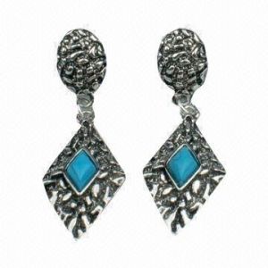Quality 2012 Wholesale turquoise earring ,Dangle Drop Earrings for Gift for sale