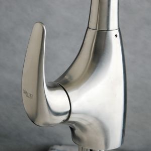 Krause stainless steel water saving pull out kitchen faucet