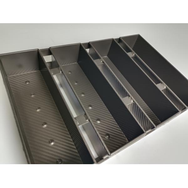 PTFE Al Alloy Baguette Cooking Bread Mold Loaf Pan Set