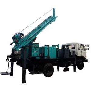 China DongFeng Truck Mounted Water Well Drill Rig 95KW Rig Engine Power 350m Depth on sale