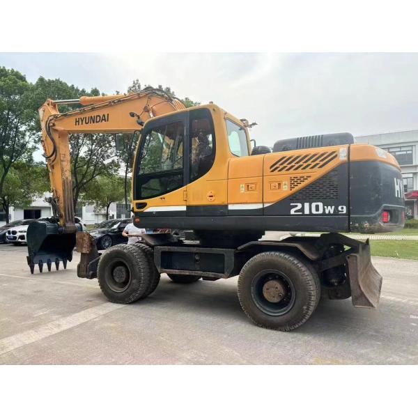 Hyundai Used Excavators For Sale Original Korea Hyundai 210w-9 On Wheel Excavators For Sale