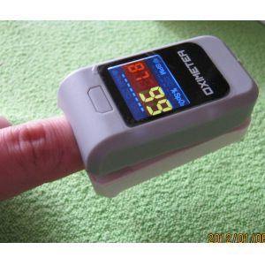 Fingertip Pulse Oximeter Measuring Pulse Oxygen Saturation And Pulse Rate
