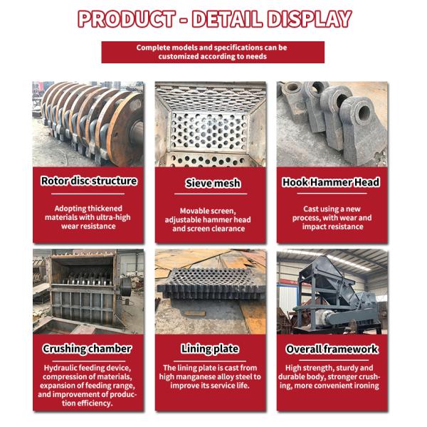 220V Metal Recycle Crusher Carbon Steel Scrap Metal Shredder for Recycling Metal