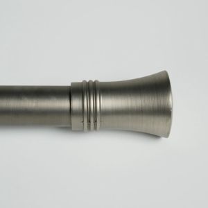 Single Extendable Aluminum Alloy Curtain Rods End Caps
