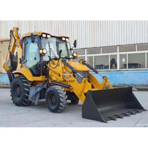 4WD Powerful Backhoe Loader SAM388 with Cummins Engine Hot Sale in Jamaica