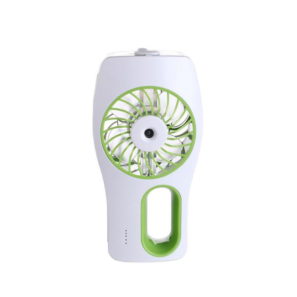 Novelty gifts items USB rechargeable cooling air fan that blows stand water mist