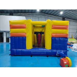 PVC 4x4x3m Inflatable Combos Little Bounce House Kids Bouncy Castle With Slide
