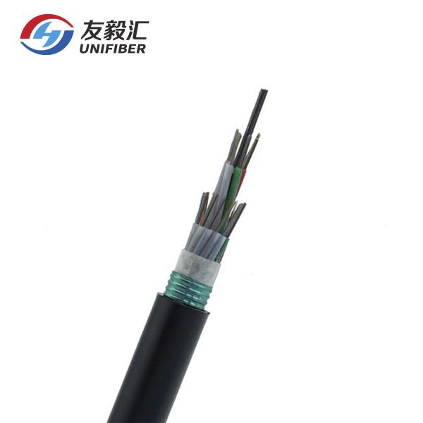 PE TPU Stranded Tube GYTS Duct Fiber Optic Lead