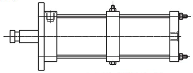 QGT Air Cylinder Large impact force generated by compressed air is applicable to printing blanking punching small air consumption