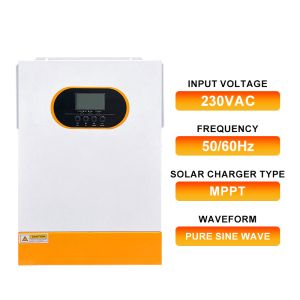 24V 48V Single Phase Hybrid Solar Inverter Off Grid Pure Sine Wave MPPT 3.5kw 5