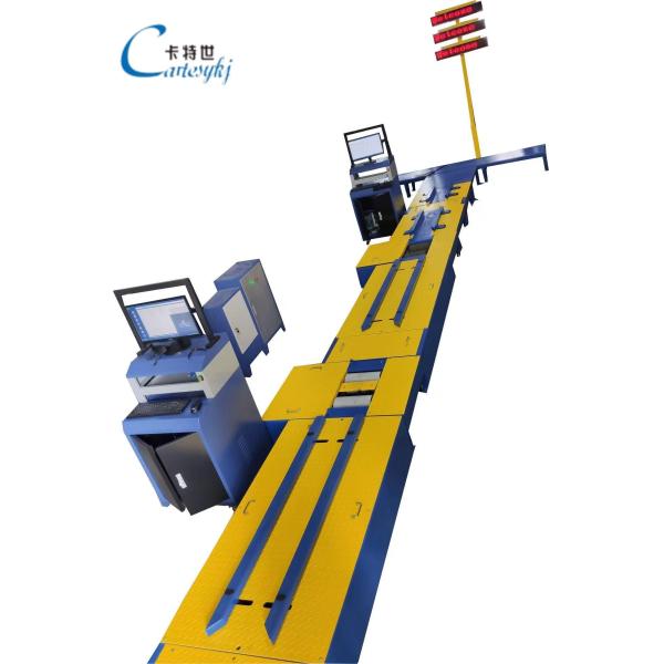 Buy 2-wheeled Motorcycles Centralized Testing Line Include Brake Force Axle Load Speedometer Clamping Wheel Alignment Headlight Tester Noise Meter at wholesale prices