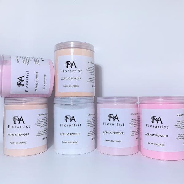 Bulk and Bottle Wholesale Personal Professional Nail Acrylic Powder Logo Custom Acrylic Nail Powder Bulk Acrylic Powder
