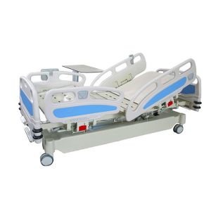 Epoxy Coated Steel Electric ICU Bed Double Layer Electroplating