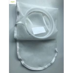 25 Micron Customized Nylon Water Filtration Bag With Plastic Ring