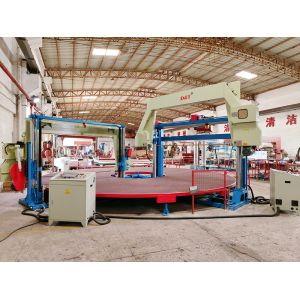 Polyurethane Foam Sponge Carousel Splitting Foam Cutting Machine