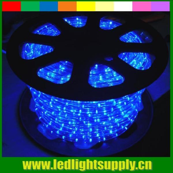 Buy blue waterproof led strip lights 2 wire led christmas rope light at wholesale prices