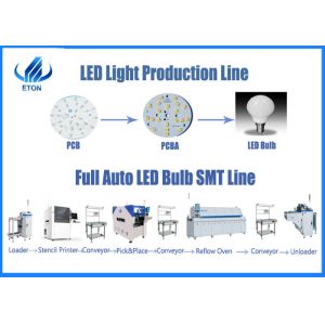 China LED Lights Chip Mounter Machine 8 Heads Surface Mount Placement Machine 2 Years Warranty on sale