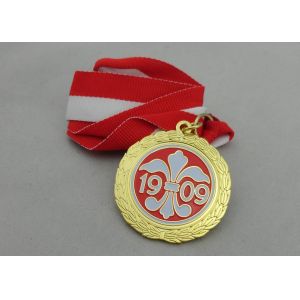 Quality 3D Nickel Ribbon Medals Without Enamel For Carnival for sale