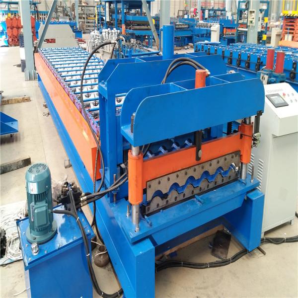 Roof Panel metal roof roll forming machine / roof tile roll forming machine with 5.5kw motor