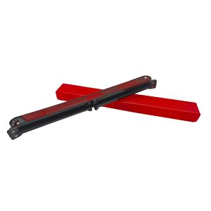 Reflective Triple Triangle Car Warning Sign, Foldable Emergency Warning