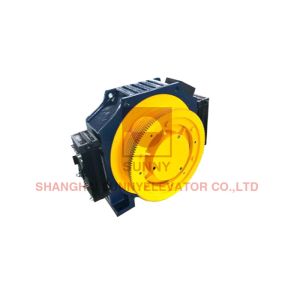 32 Poles Passengers Gearless Traction Machine Motor 1050kg Load