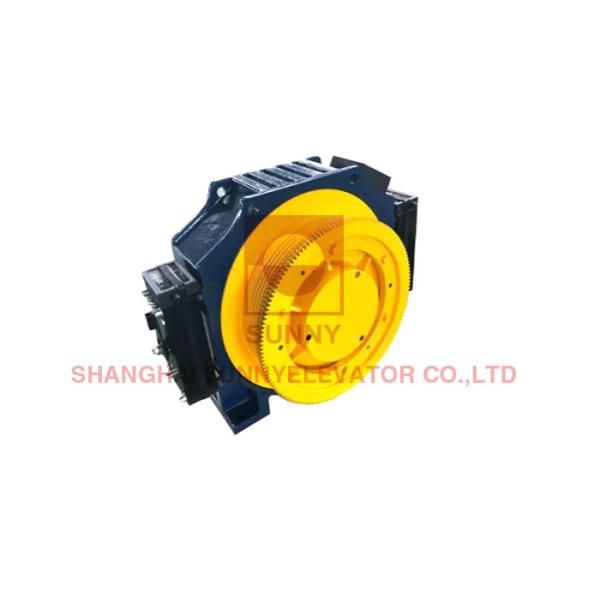 Buy 32 Poles Passengers Gearless Traction Machine Motor 1050kg Load at wholesale prices