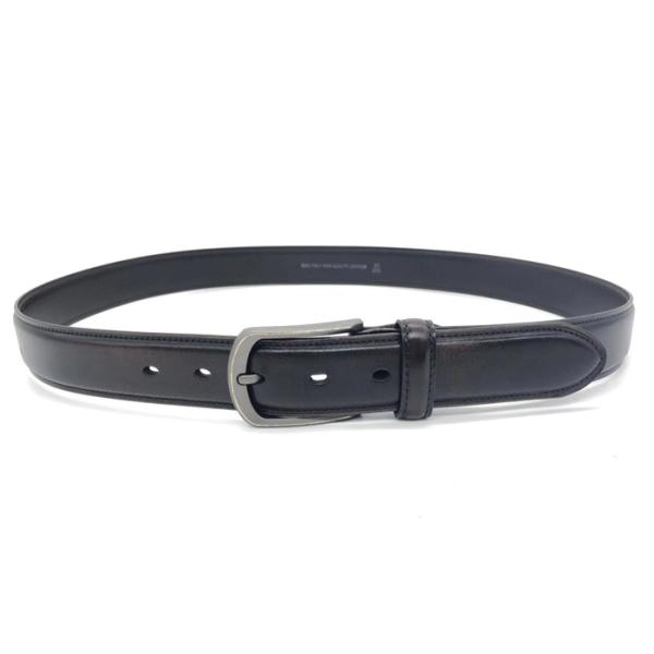 Stretchable 1.3 Inch Cowhide Leather Waist Belt For Men