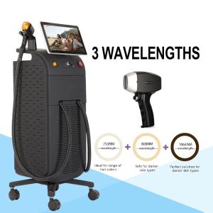 808nm 1064nm 755nm Diode Laser Hair Removal Machine with TEC Cooling System for