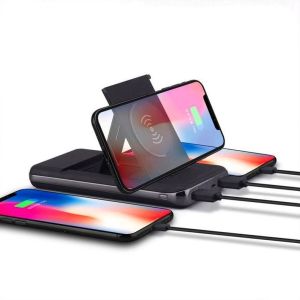 Qi Wireless UN38.3 5V2A Phone Holder Power Bank 10000mAh