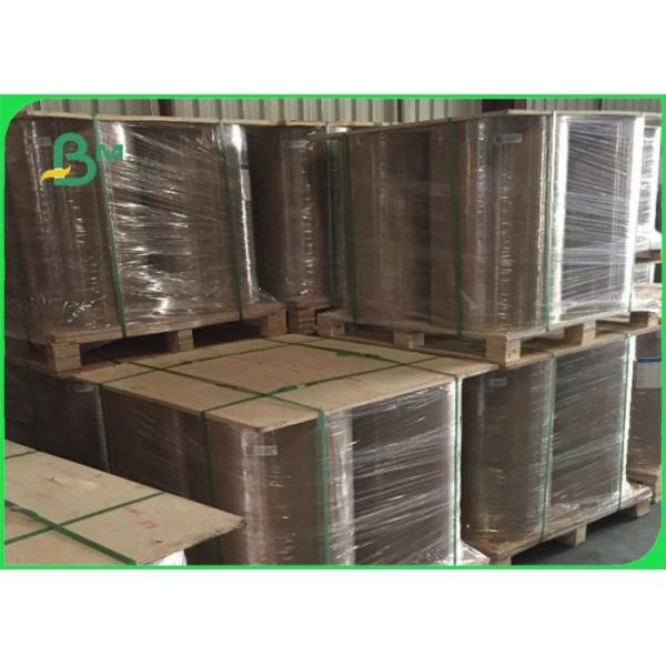 Natural Kraft Paper Roll FSC Certified 100gsm 120gsm Virgin Pulp Natural Kraft Paper Roll For Shopping Bag