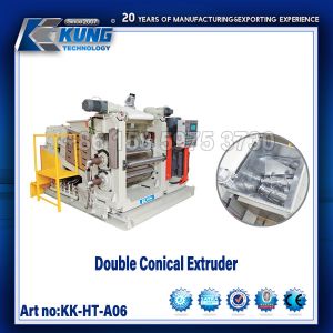 Streamline Shoe Making Machines With Double Comical Extruder
