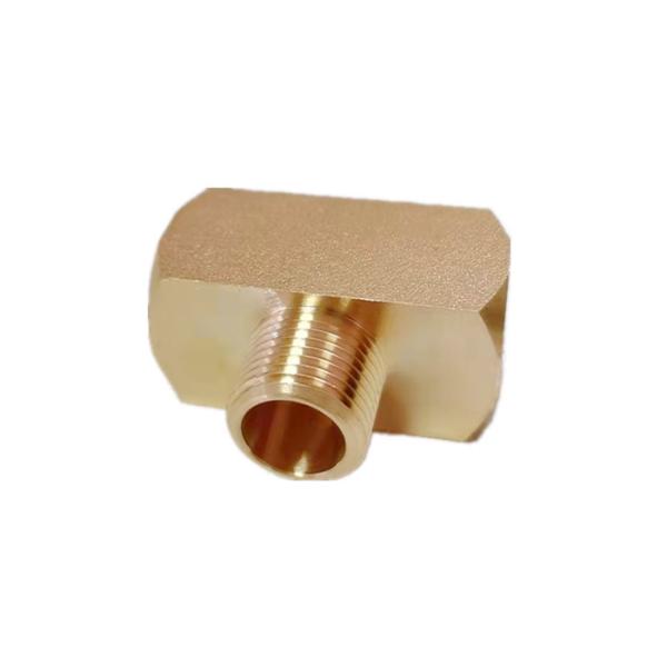 1/4NPT Male * 1/4NP Male * 1/4NPT Female Brass T Fitting