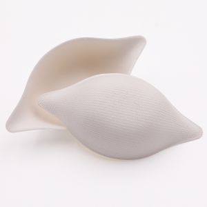 Biodegradable sugarcane Lemon Shape mini tableware fruit dish disposable bagasse