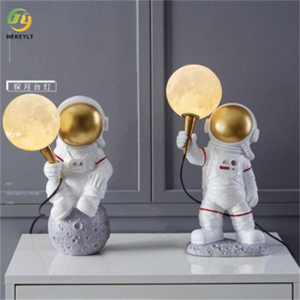 Resin + hardware H370 Children'S Room Moon Astronaut Rechargeable Sunset Bedside Lamp