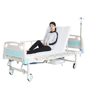 Multifunctional Hospital Patient Beds 200*90*45cm Manual Adjustable Medical Bed
