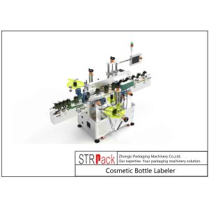 Cosmetic Bottle Labeling Machine Wrap Around 1500 Mm
