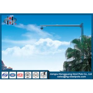 ODM / OEM Telescopic CCTV Camera Pole for Traffic Monitoring System