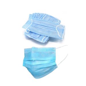 Sanitary Disposable Earloop Face Mask Adjustable Nose Bridge Reliable