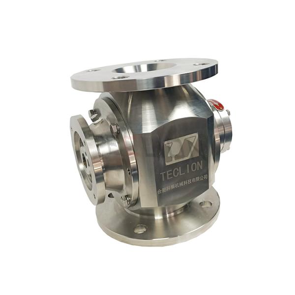 Control Structure Vane Rotary Feeder Valve Dust Collector Air Lock For Bulk Material