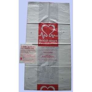 Compostable Charity Donation Collection bags, collection sacks, Donation sacks,