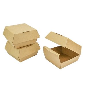 Reusable Plain Potato Chip Burger And Fries Boxes Packaging Custom