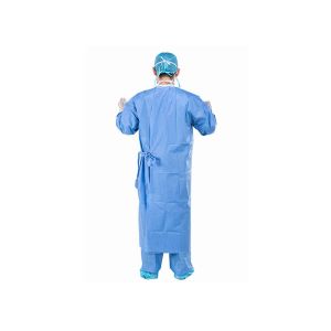 Sterile Blue 35g 45g SMS SMMS Disposable Surgical Gown