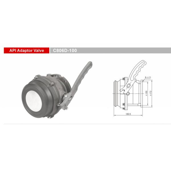 API Adaptor Valve Custom Truck Parts GETC806D -100 Installation Convenient