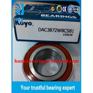 DAC30620037 Automotive Wheel Hub Ball Bearing With Rubber Seals 30x62x37mm